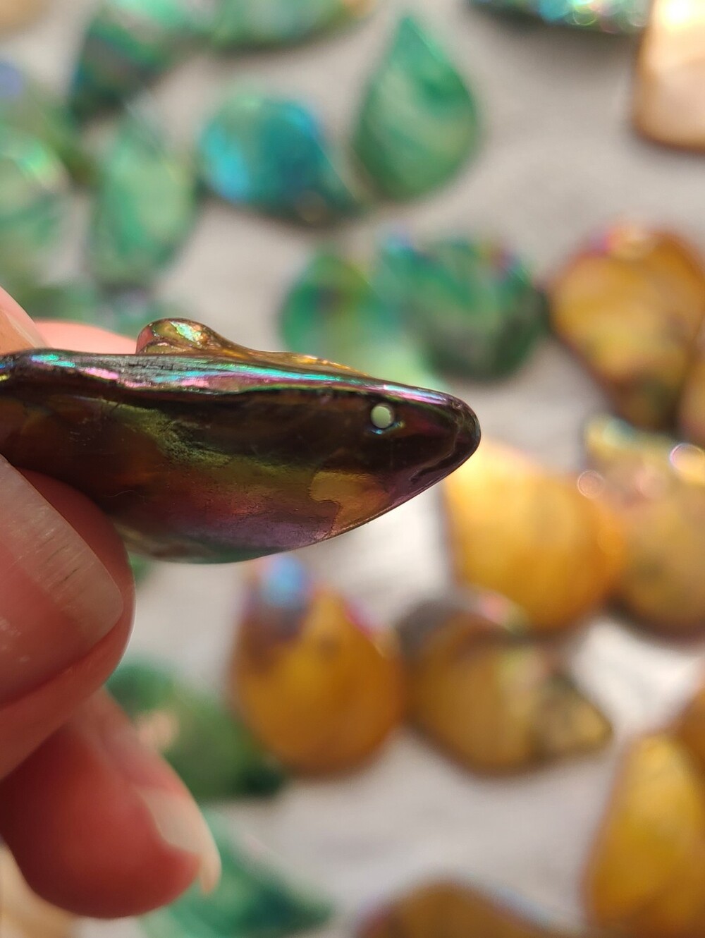 Bulk Lot Mother of Pearl Shell Beads Alabone